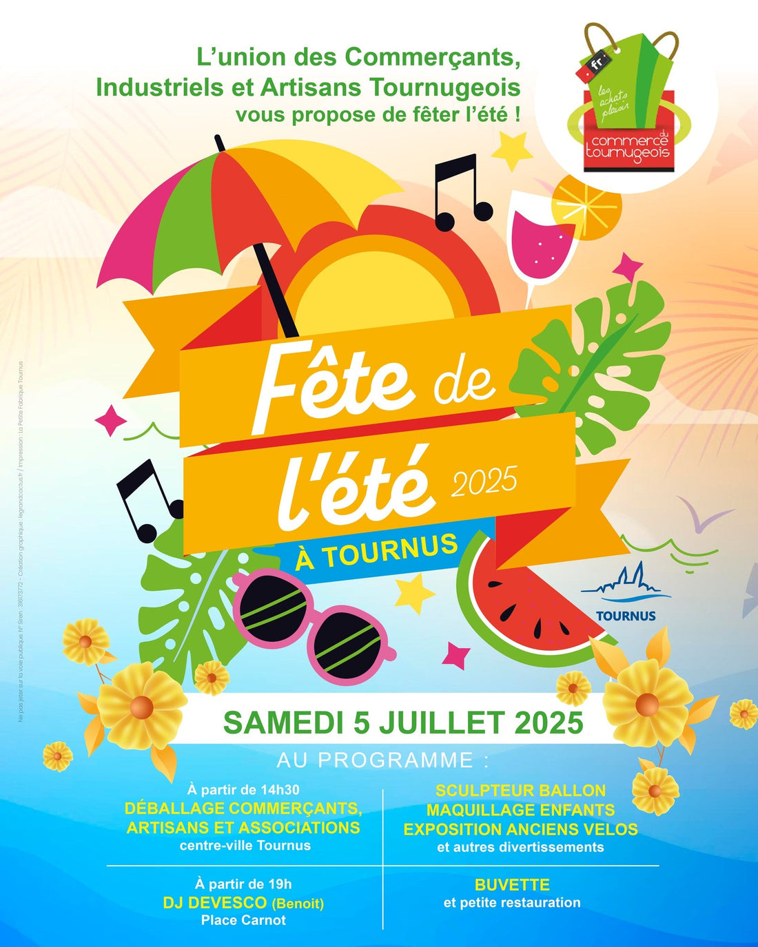 Tournus (71) - 5 juillet - Fête de l’Été 2025