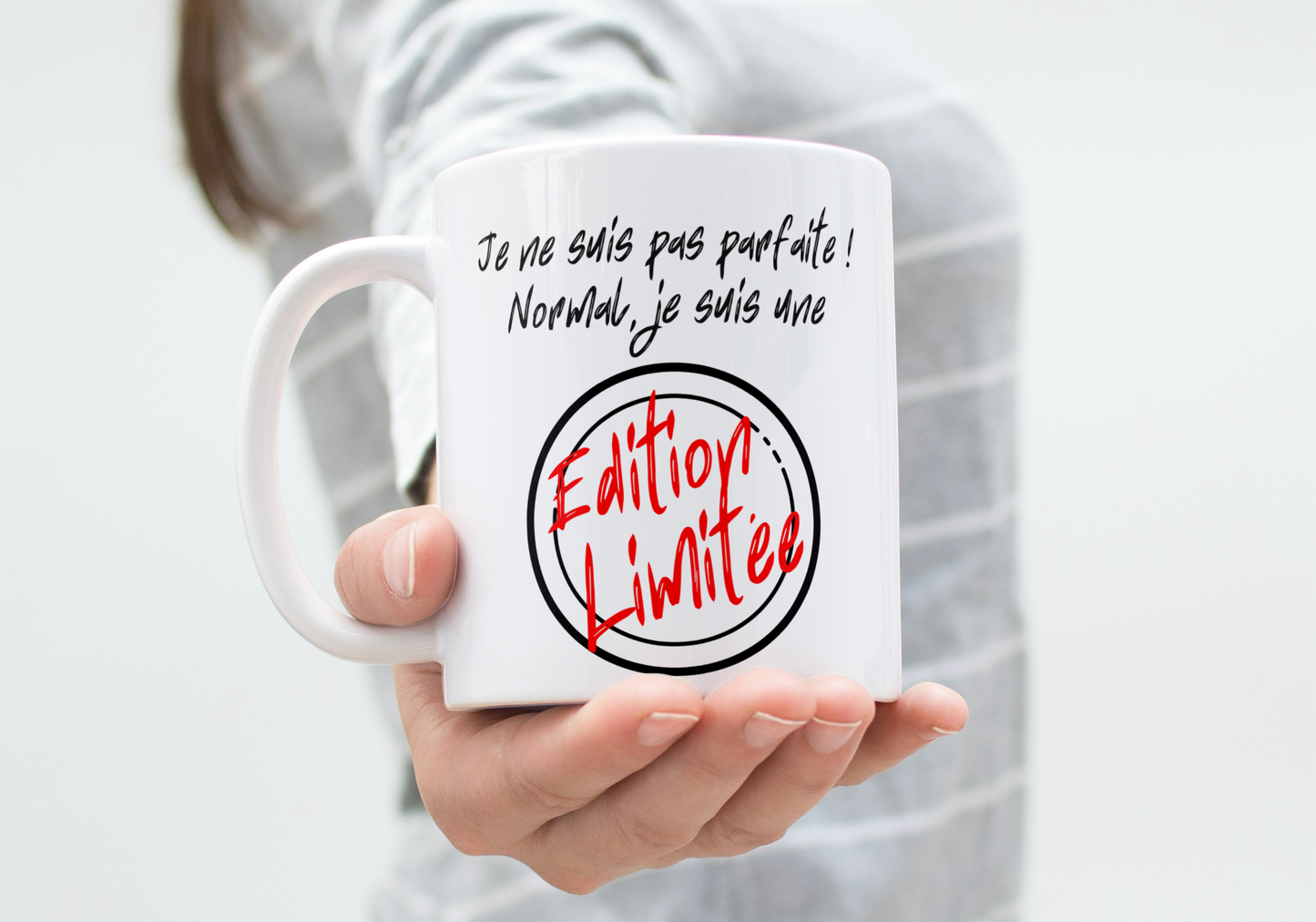 Tasse „Ich bin nicht PERFEKT!“ Normal, ich bin eine limitierte Auflage
