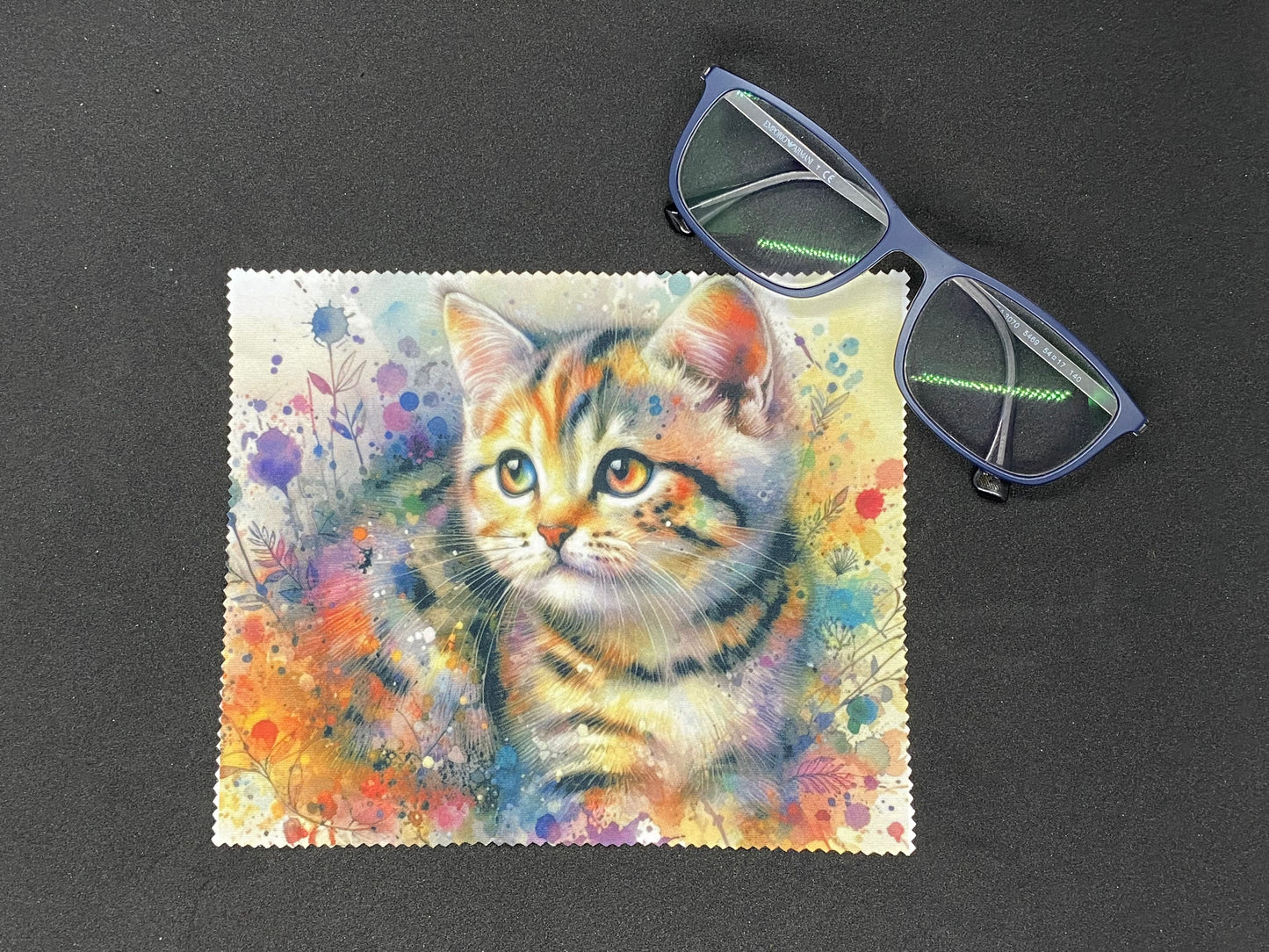 "Kitten" microfiber screen and glasses wipe