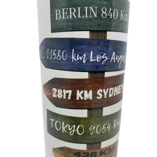 Gourde Sport Aluminium 750 ml - Globe-trotteurs - Les grandes villes du monde