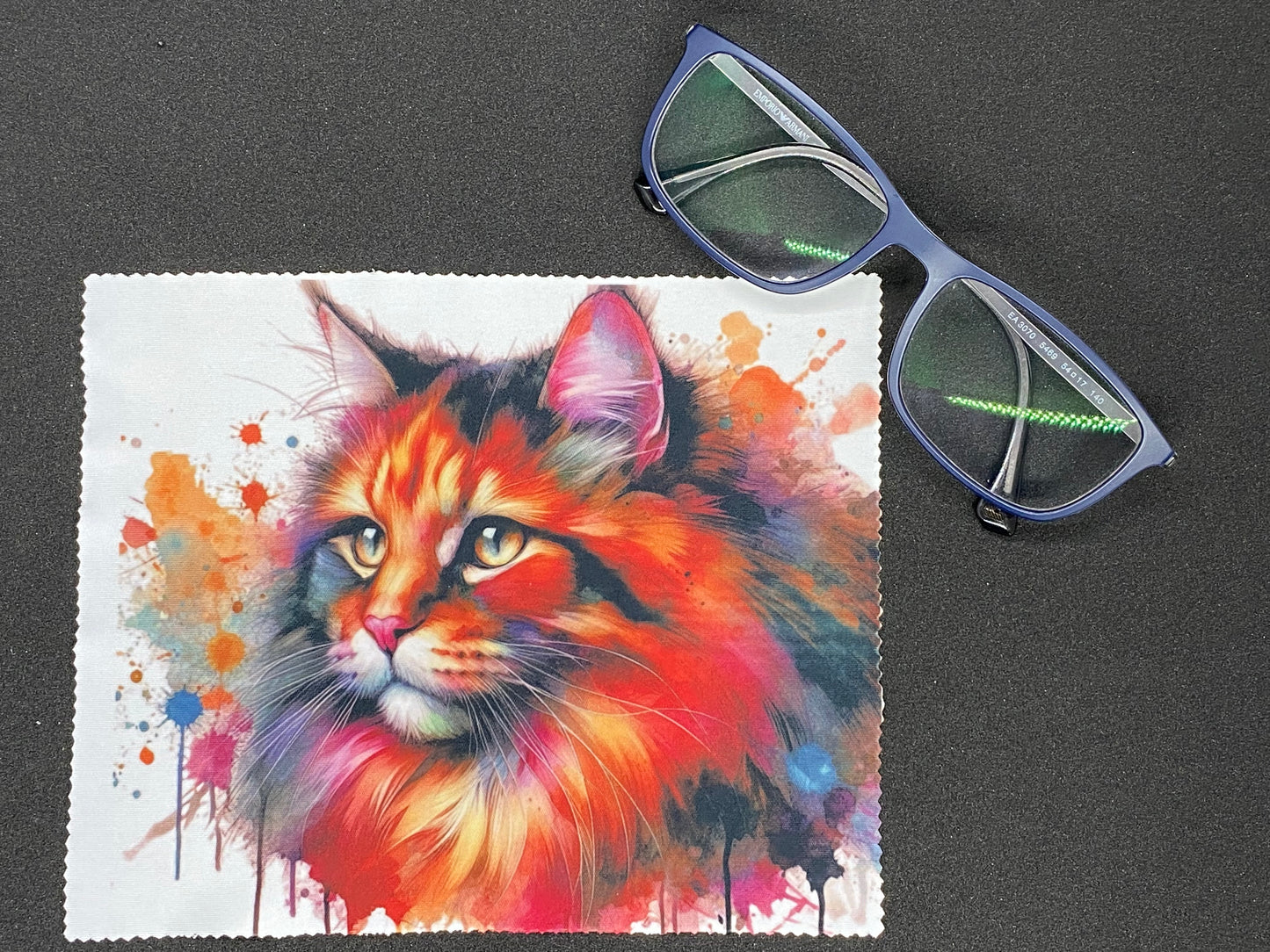 "Cat" Microfiber Screen and Glasses Cloth