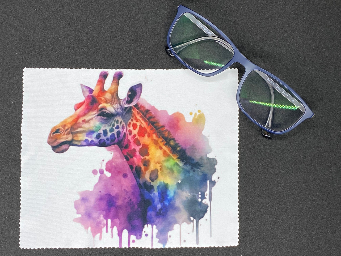 "Giraffes" microfiber cloth for screen and glasses