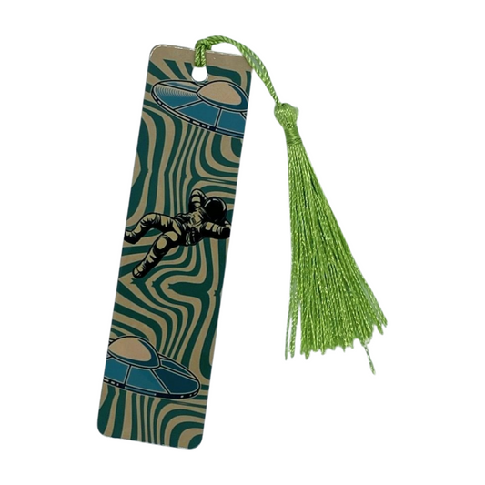 Marque-pages aluminium "Astronaute en apesanteur"