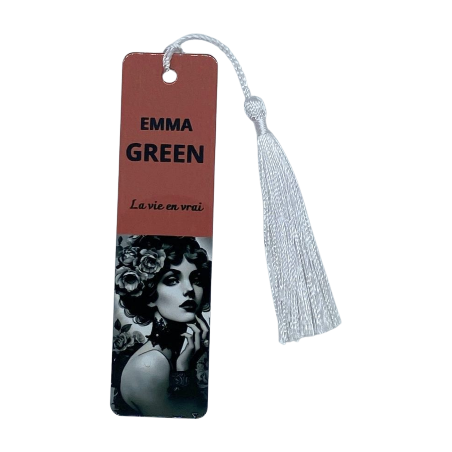 Aluminum bookmarks "Emma Green - Real life"