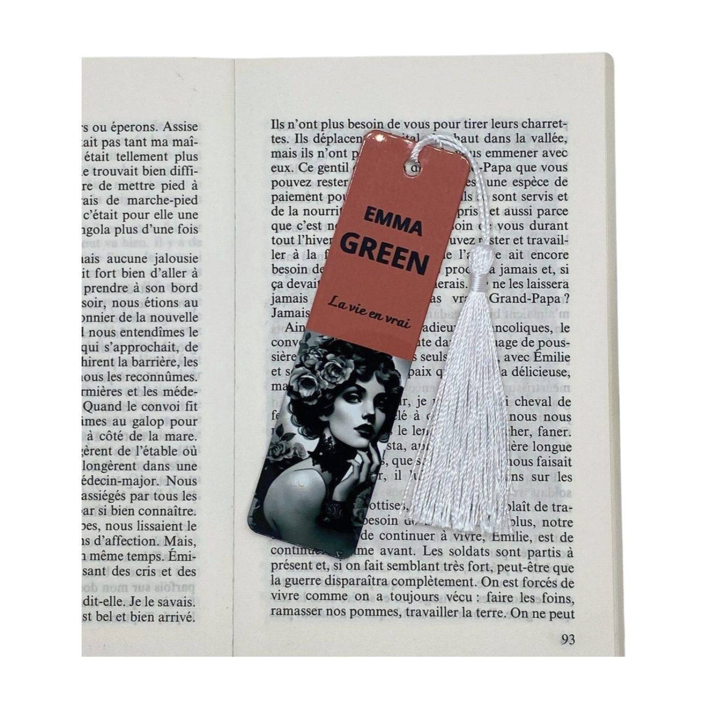 Aluminum bookmarks "Emma Green - Real life"