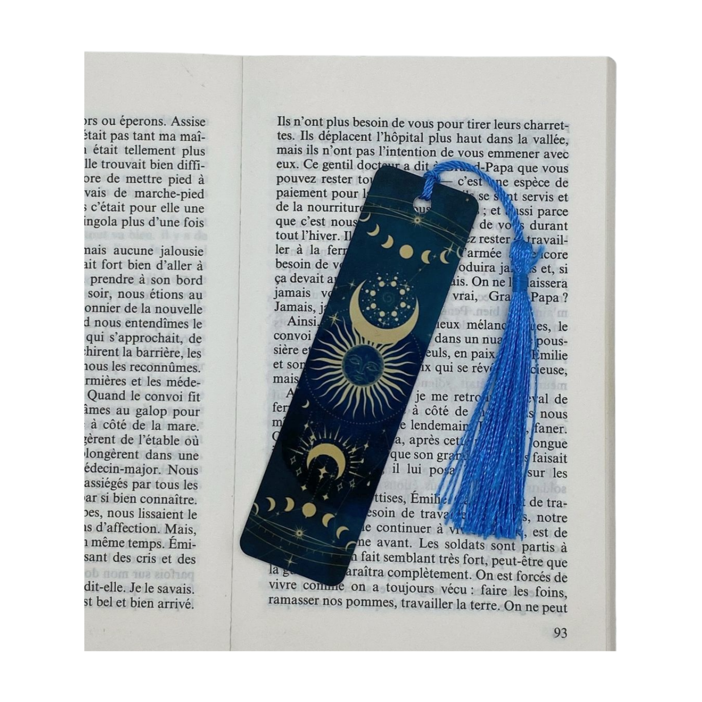"Hummingbird and flowers" aluminum bookmarks