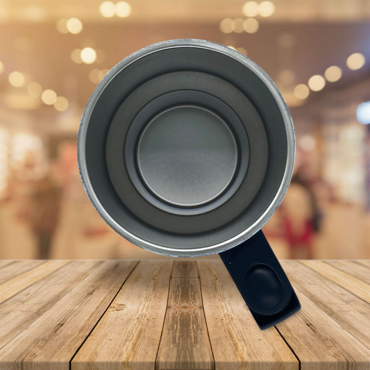 Mug thermos - isotherme Aluminium 450 ml "CDI - Chieuse à Durée Indéterminée"