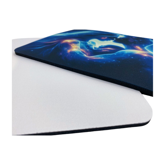 Tapis de souris - 3 crânes en fusion coloré