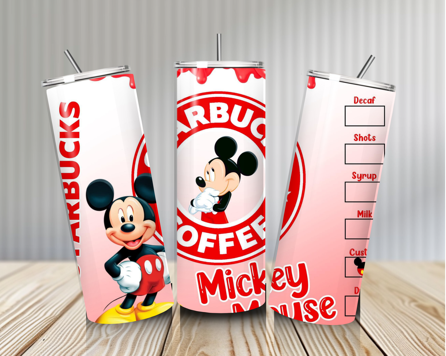 Gourde Tumbler isotherme - Esprit Café & Icône Souriante