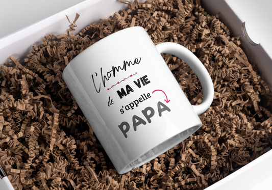 Mug PAPA - L'homme de ma vie s'appelle Papa