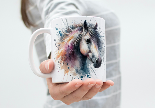 Mug - Cheval artistique et élégant