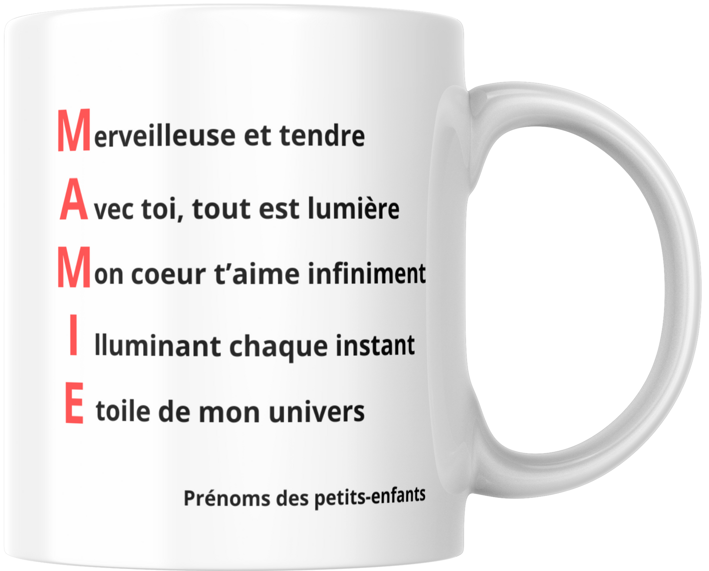 Mug "Acronym Poem for Grandma"