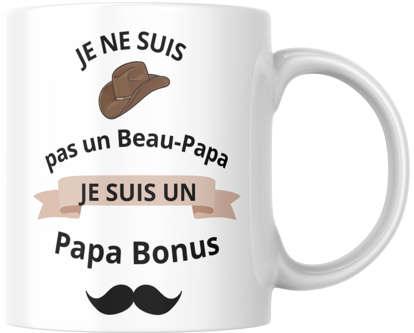 Step-Dad Mug - I'm not a step-dad, I'm a Bonus Dad!