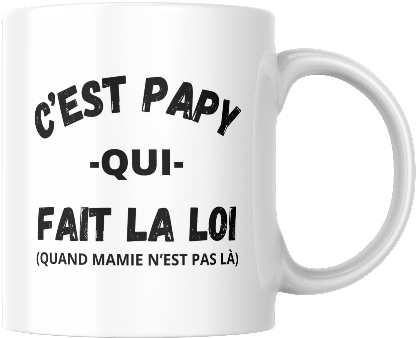 Tasse „Opa macht die Gesetze (Wenn Oma nicht da ist)“