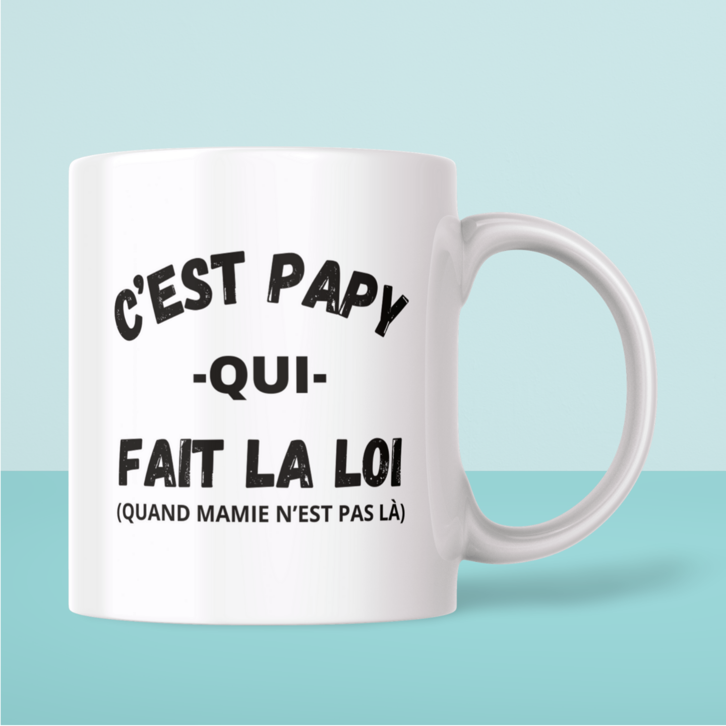 Tasse „Opa macht die Gesetze (Wenn Oma nicht da ist)“