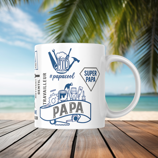 Mug « Le Meilleur Papa » – Le Cadeau Parfait pour un Papa Exceptionnel (A&C My Créa)