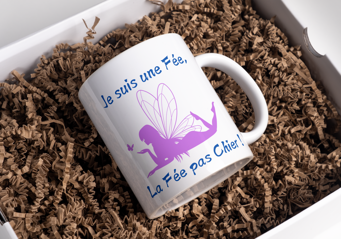 Humorous mug "I'm a Fairy, the Fairy who doesn't give a damn!"