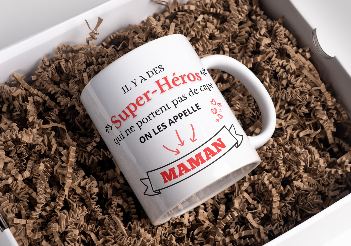 Tasse „Es gibt Superhelden, die tragen keinen Umhang, wir nennen sie Mama“