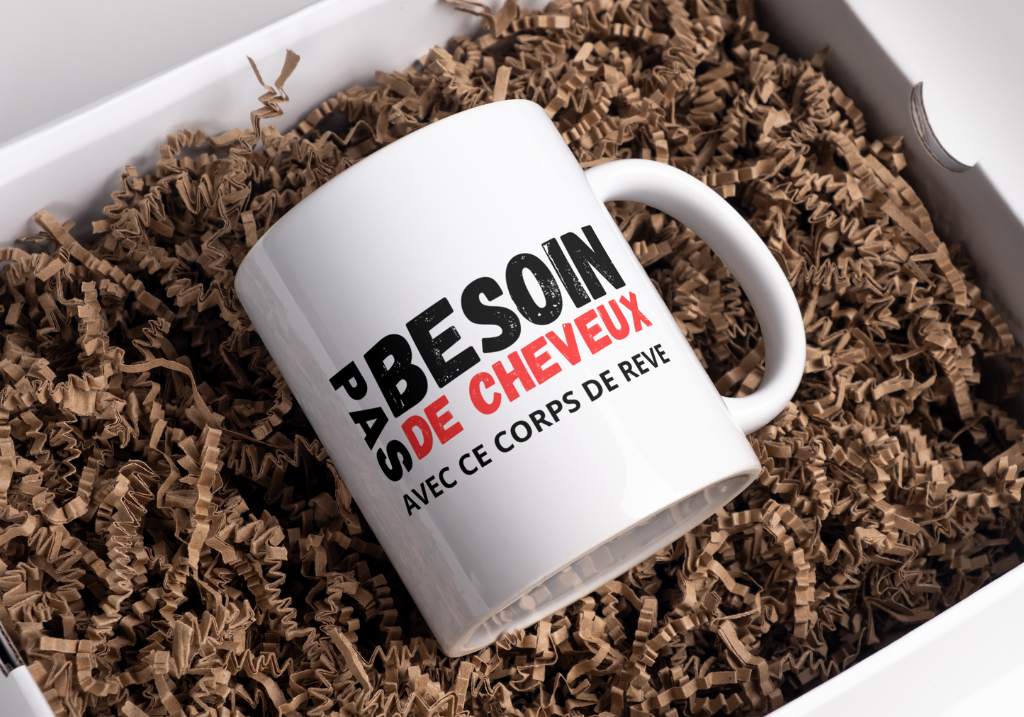NO NEED FOR HAIR WITH THIS DREAM BODY Mug