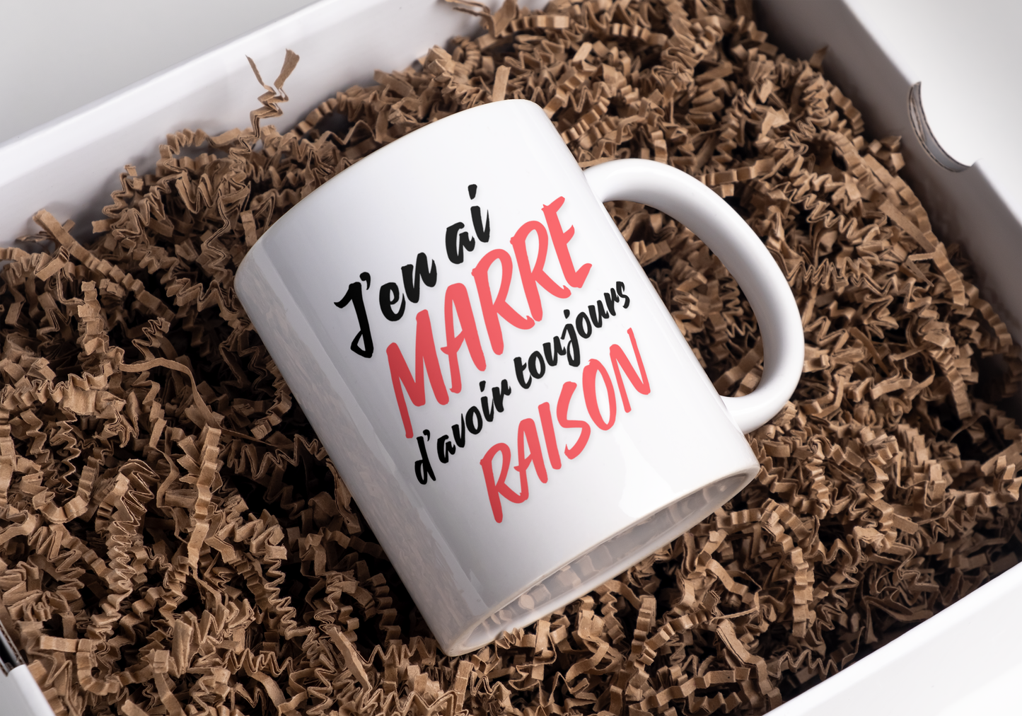 Humor mug "I'm tired of always being right"