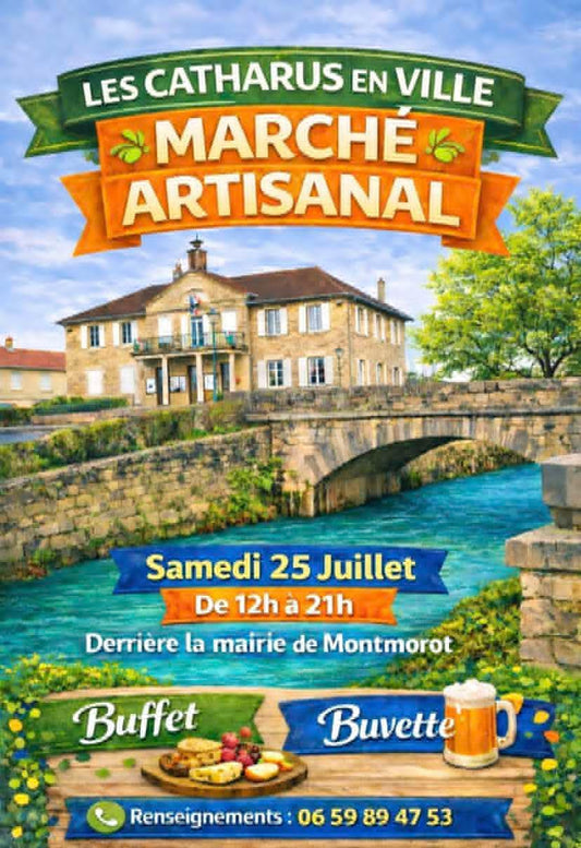 Montmorot (39) - Samedi 25 juillet 2026 - Marché artisanal
