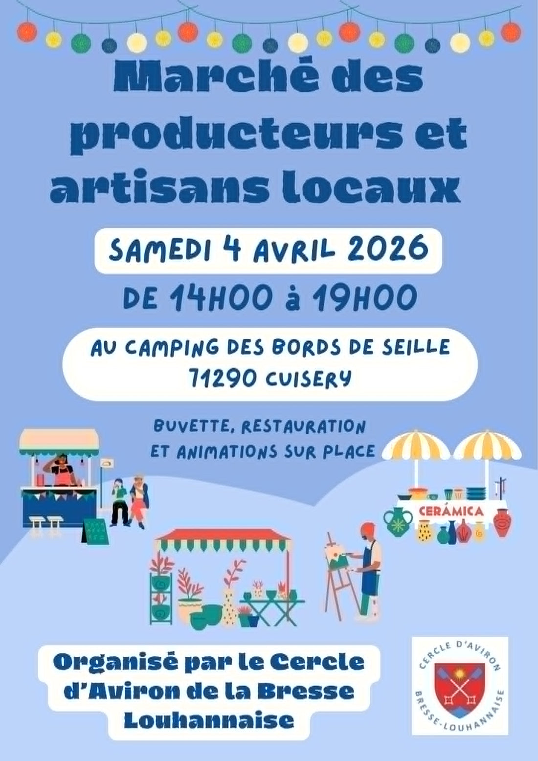 Cuisery (71) - Rendez-vous le 4 avril !
