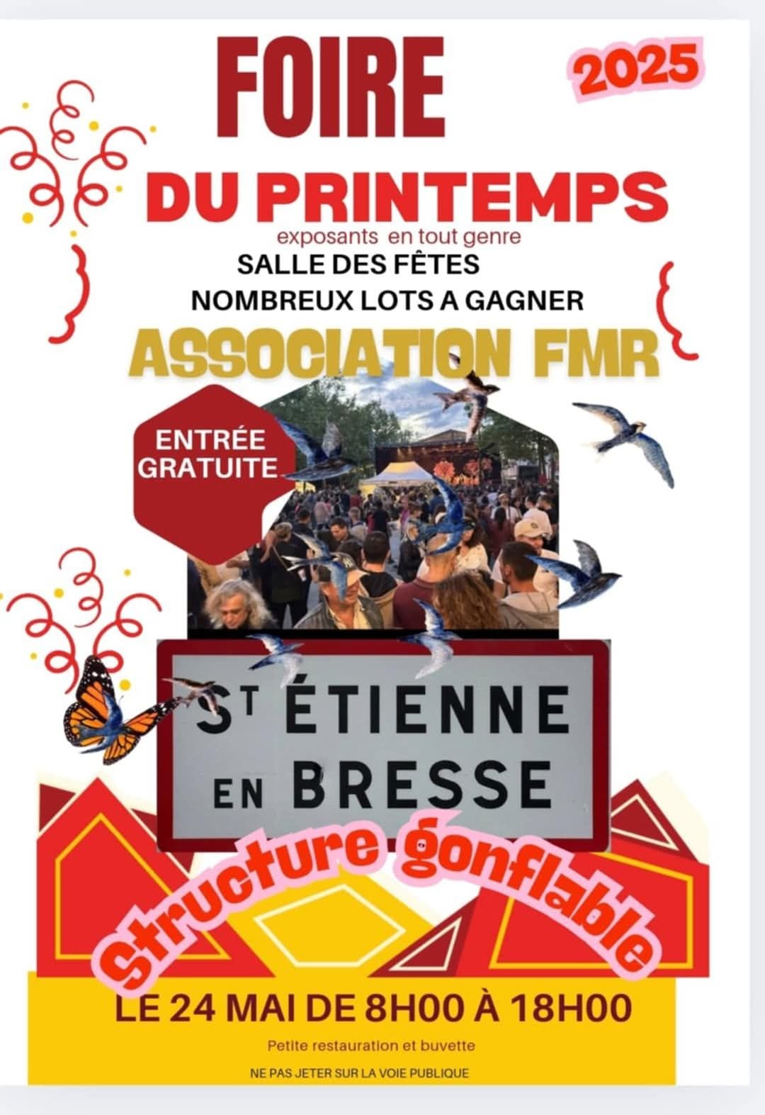St Etienne en Bresse (71) - Samedi 24 mai - Foire du Printemps
