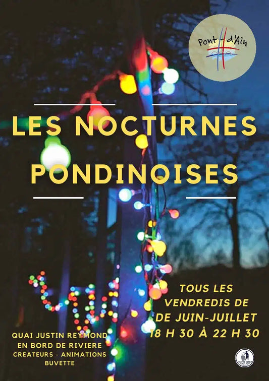 Pont d'Ain (01) - Les vendredi du 06 juin au 25 juillet - Marché Nocturne