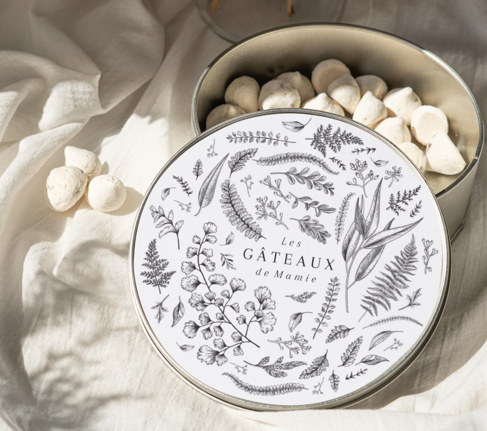 Boîte ronde en métal