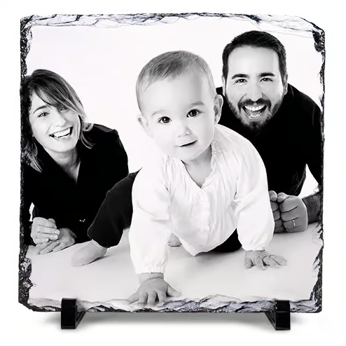 Cadre photo en ardoise