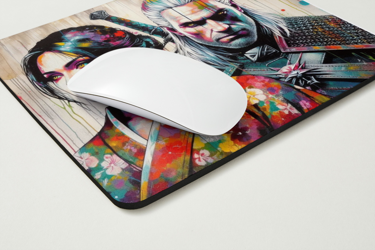Tapis de souris – Duo Fantastique – Héroïsme & Couleurs Artistiques