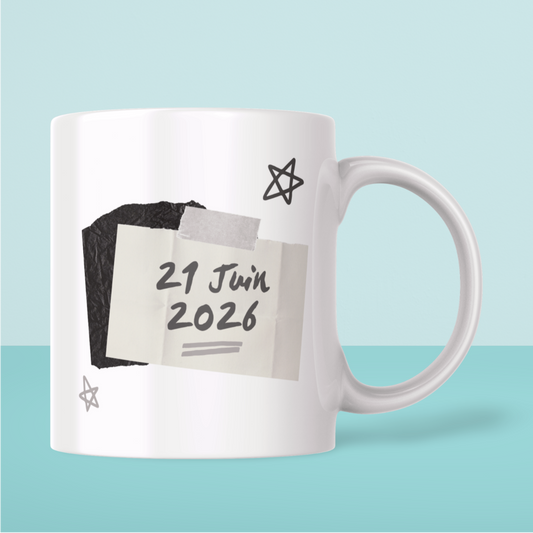 Mug Personnalisé Fête des Pères – Photo & Date (A&C My Créa)