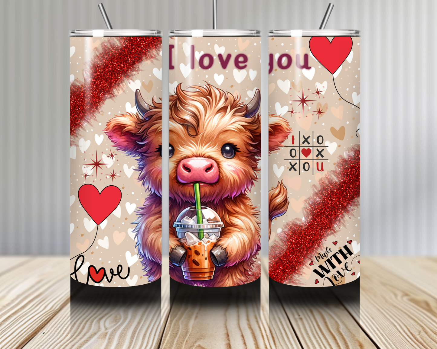 Gourde Tumbler isotherme - “I Love You”