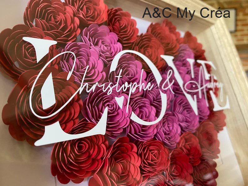 COMPLET - Atelier CRICUT - Cadre 3D Fleurs en papier - Samedi 21 Mars 2026 (4 heures)