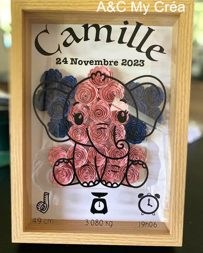 COMPLET - Atelier CRICUT - Cadre 3D Fleurs en papier - Samedi 21 Mars 2026 (4 heures)