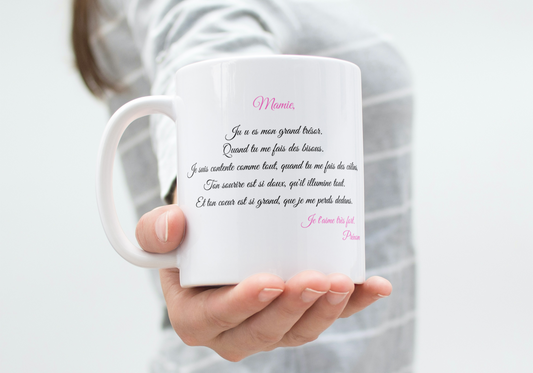 Mug - “Je t’aime mamie”