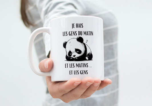 Mug humour - “Je hais les gens du matin” – Humour & douceur
