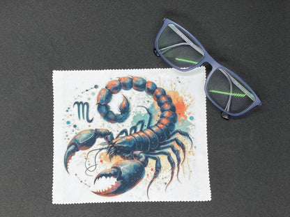 "Astro Scorpion" microfiber cloth for screen and glasses