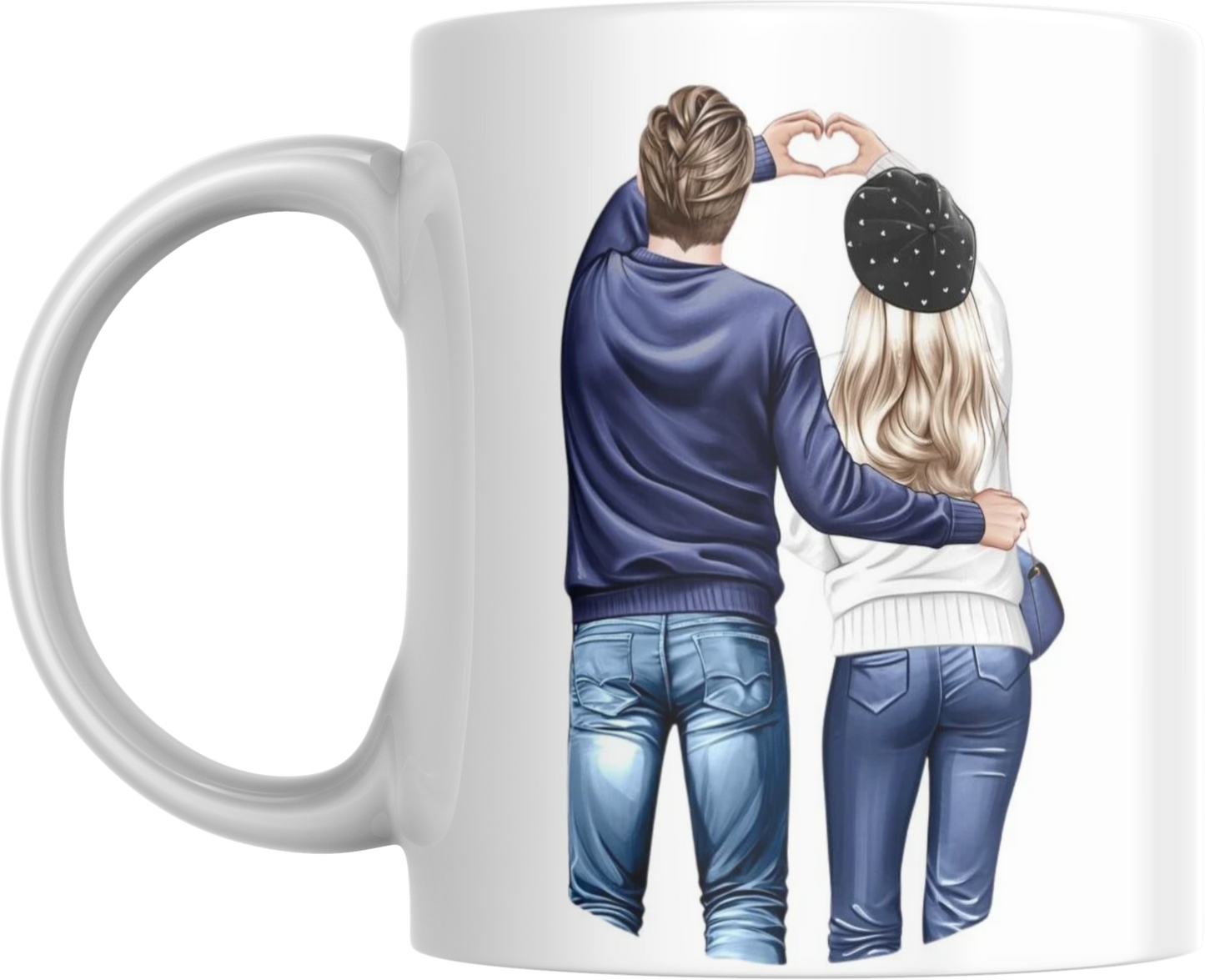 Mug Saint-Valentin "Toi + Moi = ❤️"
