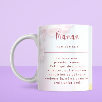 Mug Maman Personnalisé Définition – Cadeau Émotion (A&C My Créa)