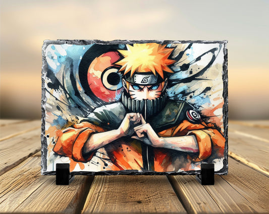 Ardoise Décorative Ninja Manga 20x30 cm – Déco Anime Dynamique Chambre Ado Gaming (Design A&C My Créa)