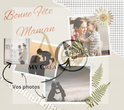Tumbler Bonne Fête Maman Personnalisé – Cadeau Original 590 ml (A&C My Créa)