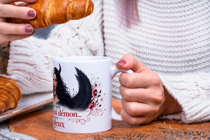 Mug « Ni Ange Ni Démon… Je Suis Les Deux » – Élégance Mystique (A&C My Créa)