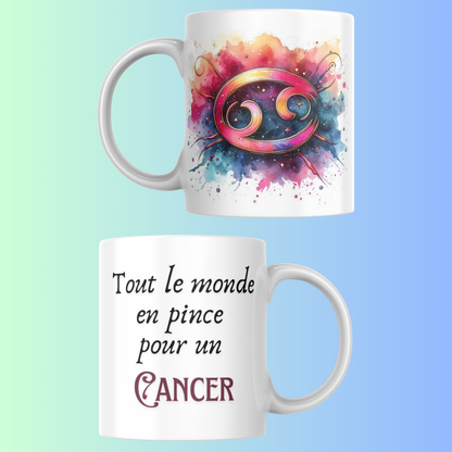 Mug Signe Astrologique – Cadeau Original Zodiaque 12 Signes Céramique 330 ml (A&C My Créa)