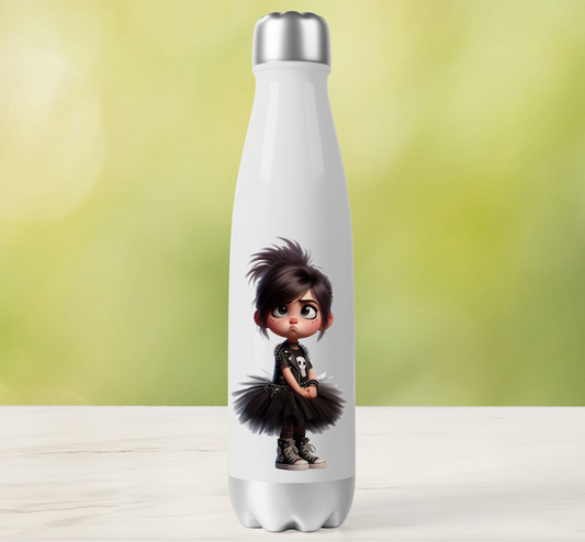 Bouteille - Gourde isotherme en inox 500 ml - Petite Rebelle (Design A&C My Créa)