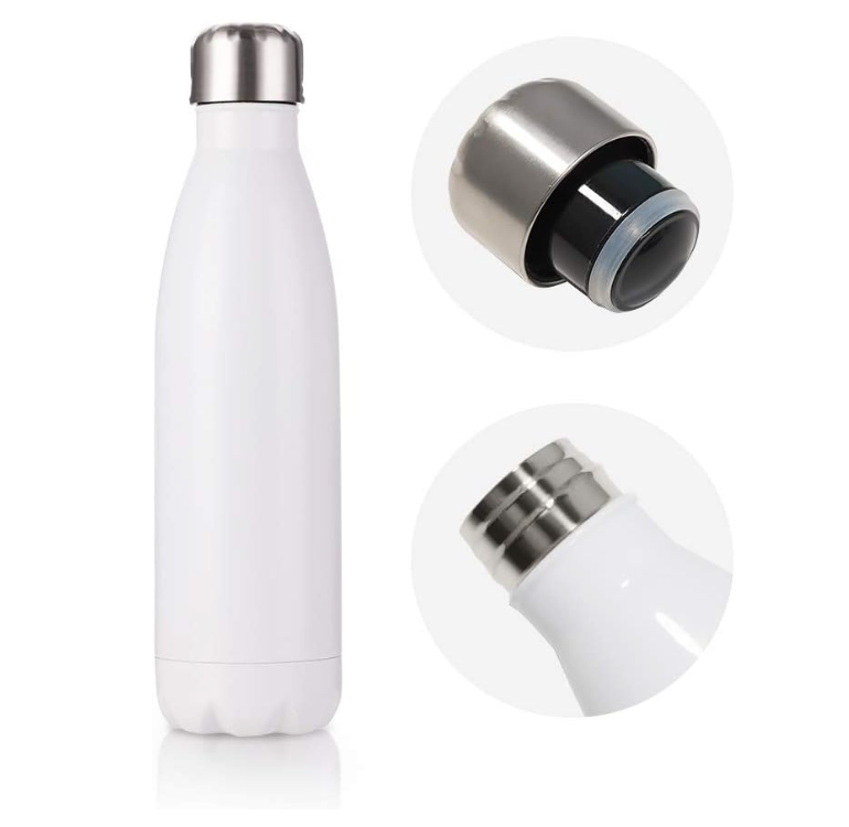 Bouteille - Gourde isotherme en inox 750 ml - Petite Rebelle (Design A&C My Créa)