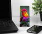 Support Téléphone - "Colibri" coloré