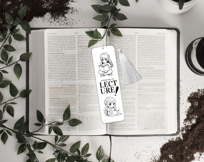 Marque-pages aluminium "Je peux pas, j'ai lecture !"