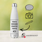 Bouteille - Gourde isotherme en inox 500 ml - Personnalisable avec votre photo - texte - design