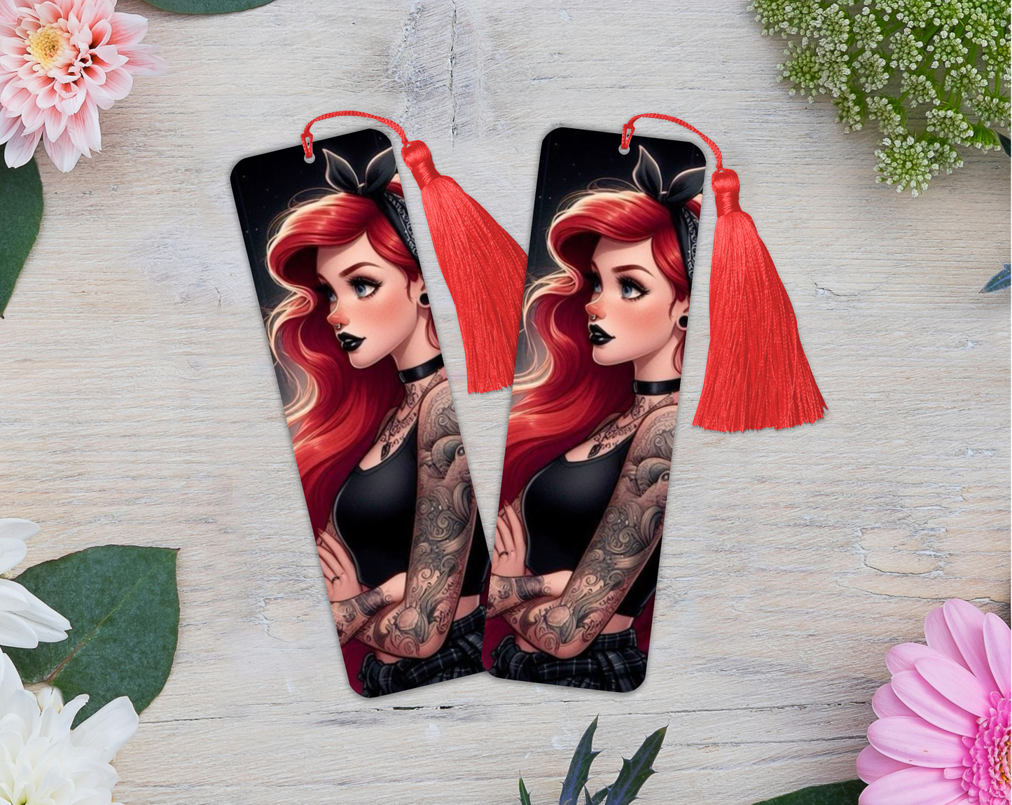 Marque-pages aluminium - Esprit Rock & Girl Power